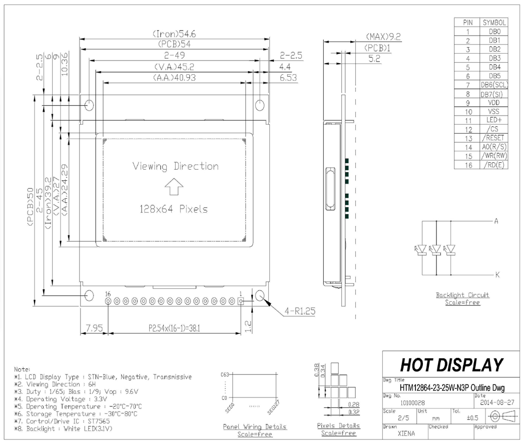 2.0-inch 128 x 64 graphics dot matrix module12864-23.png