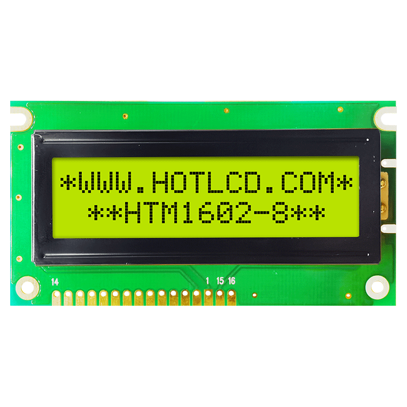 2X16 字符液晶模组 STN+ 带黄绿背光 Arduino显示屏
