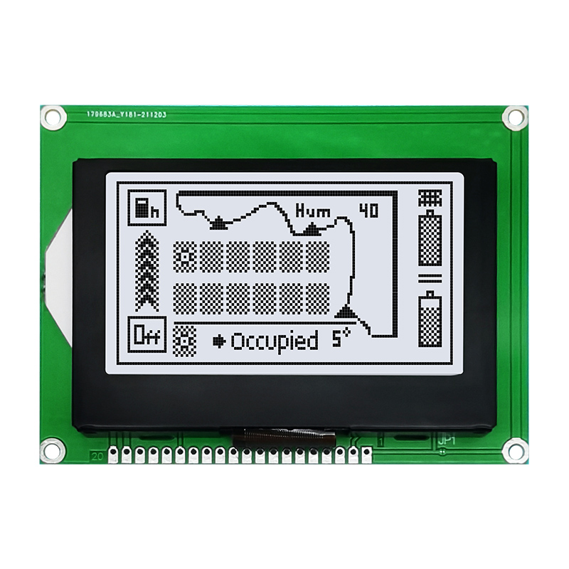 128X64图形液晶模块 FSTN + 显示屏，带白侧背光和负电压