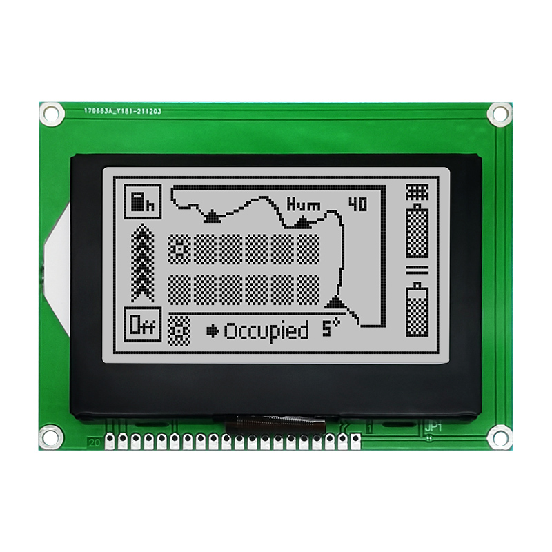 128X64图形液晶模块 FSTN + 显示屏，带白侧背光和负电压