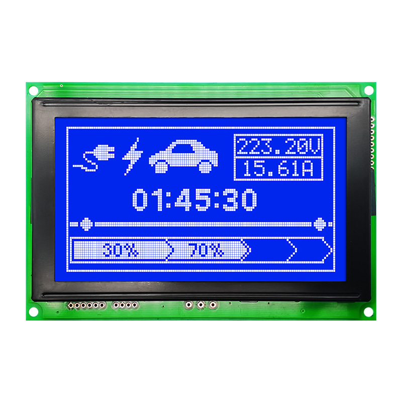 128X64图形液晶模块| STN- 带白色背光和负电压的蓝色显示屏