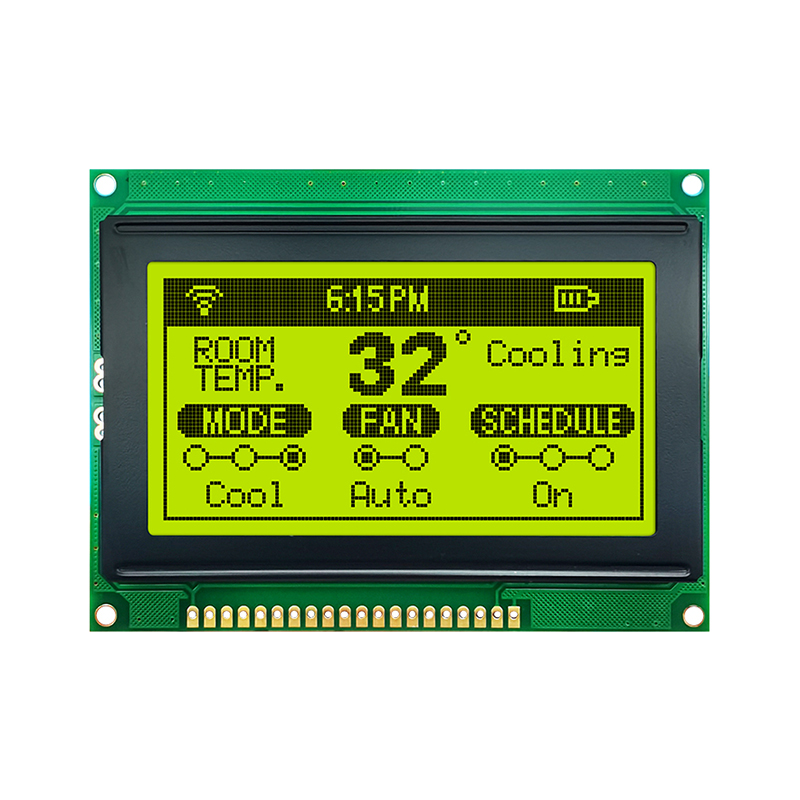 128X64 图形点阵液晶模块 STN+ 黄/绿显示屏 带黄/绿背光
