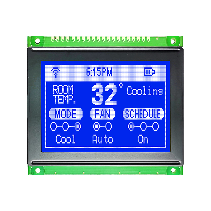128X64图形液晶模块| STN - 带白色侧背光的蓝色显示屏