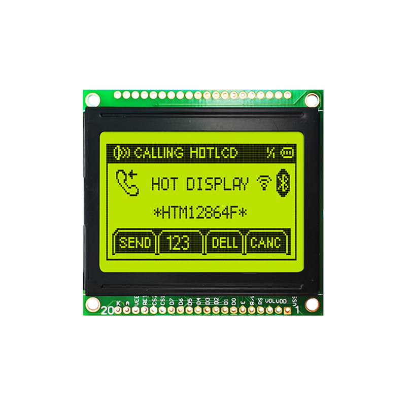 128X64 图形液晶模块 STN+ 黄/绿显示屏 带黄/绿背光