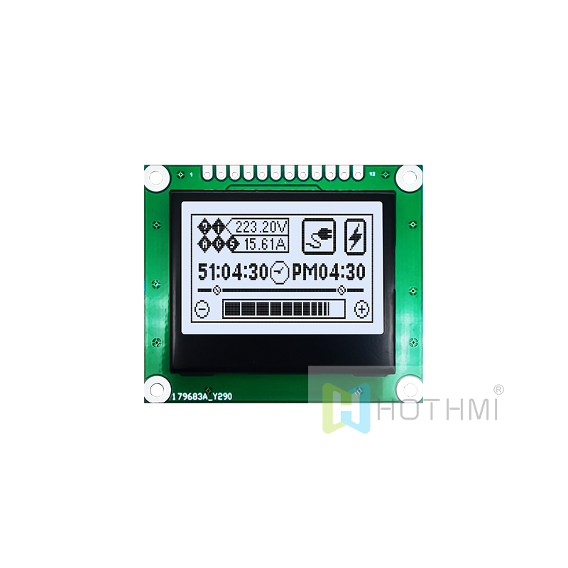 128X64 Graphic SPI LCD MOUDLE | FSTN+ Display with White Side Backlight