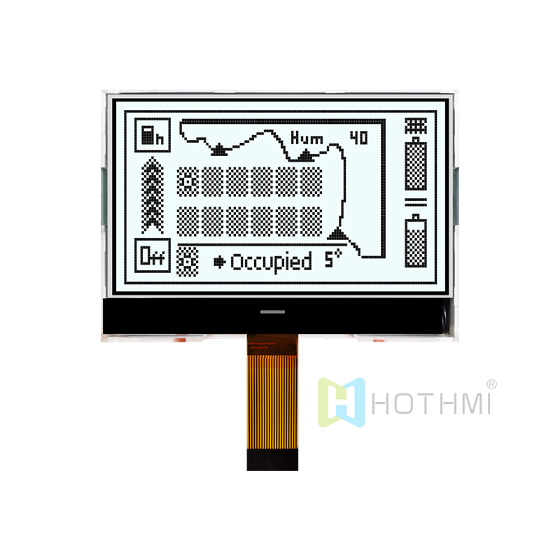 3寸 128X64 图形 COG 液晶屏 | 带白色侧背光的 FSTN+ 显示屏