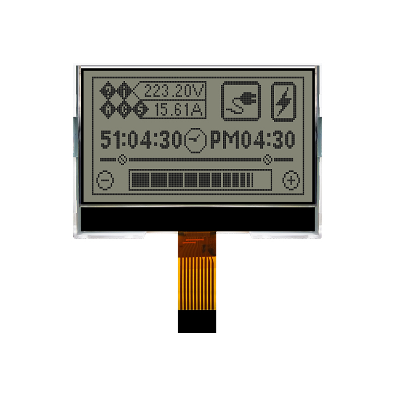 3inch 128X64 Graphic COG LCD MODULE SPI FSTN+ Display with White Side Backlight