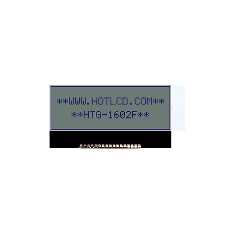 2x16字符 COG LCD STN+ 灰色显示屏 侧面白色背光 3V