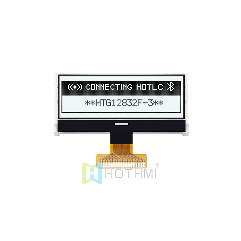 2.4inch 128X32 Graphic COG LCD FSTN+ Display with White Side Backlight