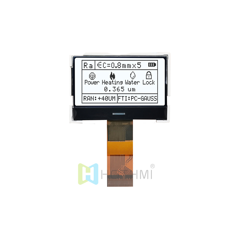 1.4inch 128X64 Graphic COG LCD | FSTN + Display with White Side Backlight