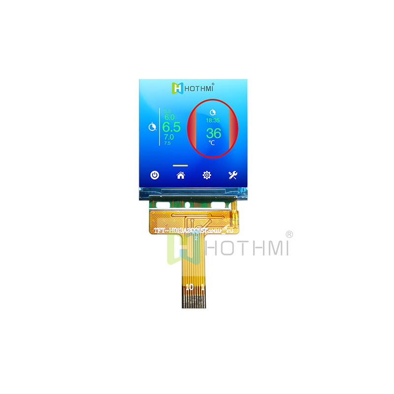 1.3寸方形TFT LCD彩色液晶显示模块/240X240点阵彩屏模组/SPI串口