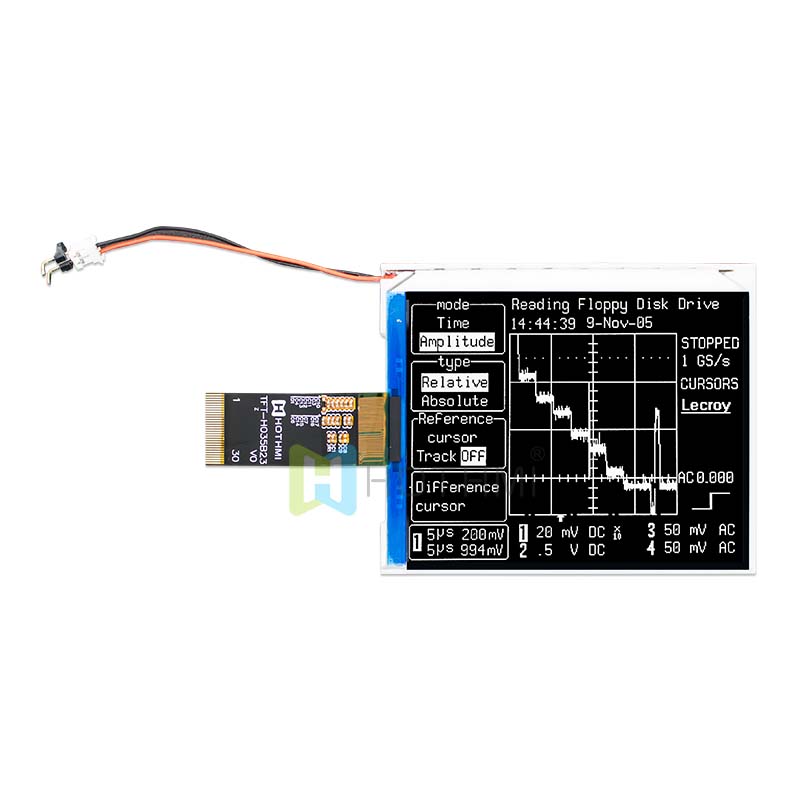 3.5inch Monochrome TFT LCD Panel Display 240x320 px sunlight readable high contrast