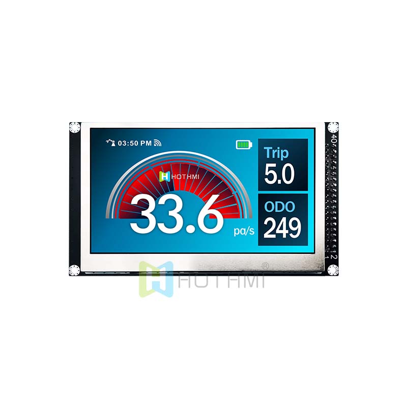 4.3 inch 800x480 Px IPS display TFT LCD module wide temperature Arduino display