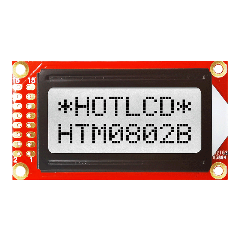2x8 字符 LCD | FSTN-带白色侧背光的灰色显示屏 ST7066U Arduino