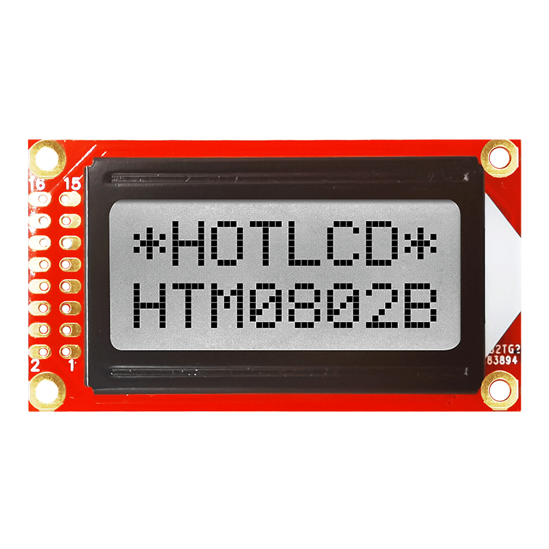 2x8 字符 LCD | FSTN-带白色侧背光的灰色显示屏 ST7066U Arduino