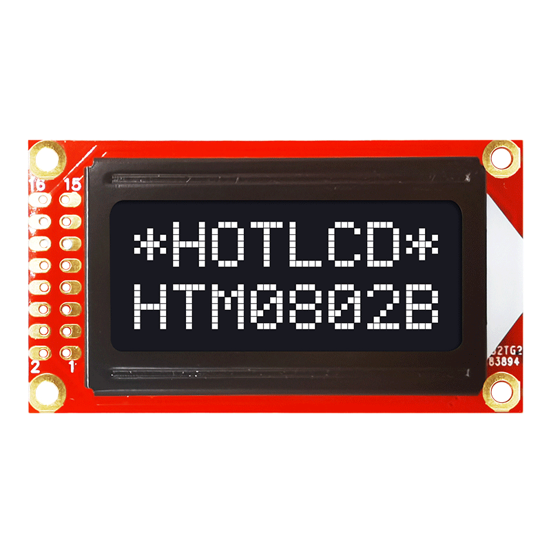 2X8 字符液晶屏 | DFSTN-白色背光显示屏 Arduino