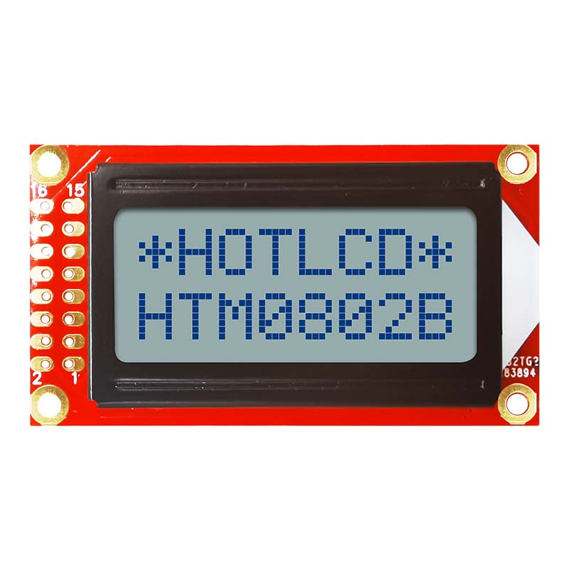 2X8 Character LCD | STN+ Gray Display with White Side Backlight 5.0V
