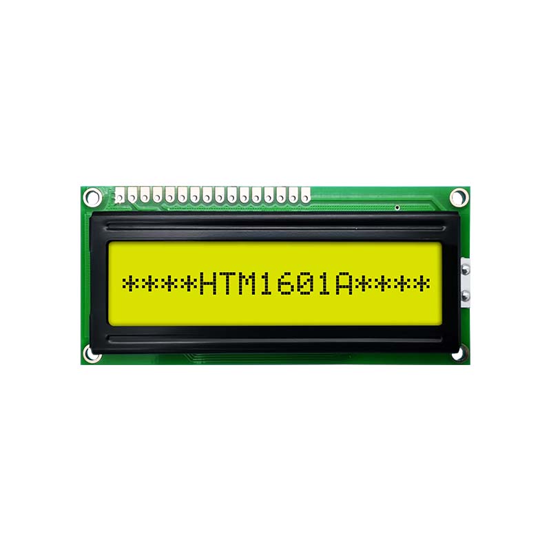 Adruino-1X16 字符单色液晶显示屏 | STN+ 灰色，带黄/绿背光