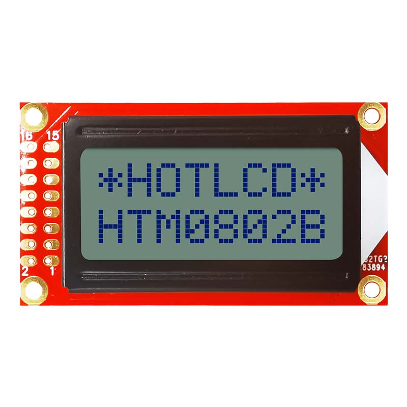 2X8 字符液晶单色显示屏 | STN+ 灰色背景，黄/绿背光-Arduino