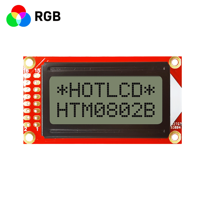 2X8 字符液晶显示屏 | FSTN+ RGB背光-Arduino