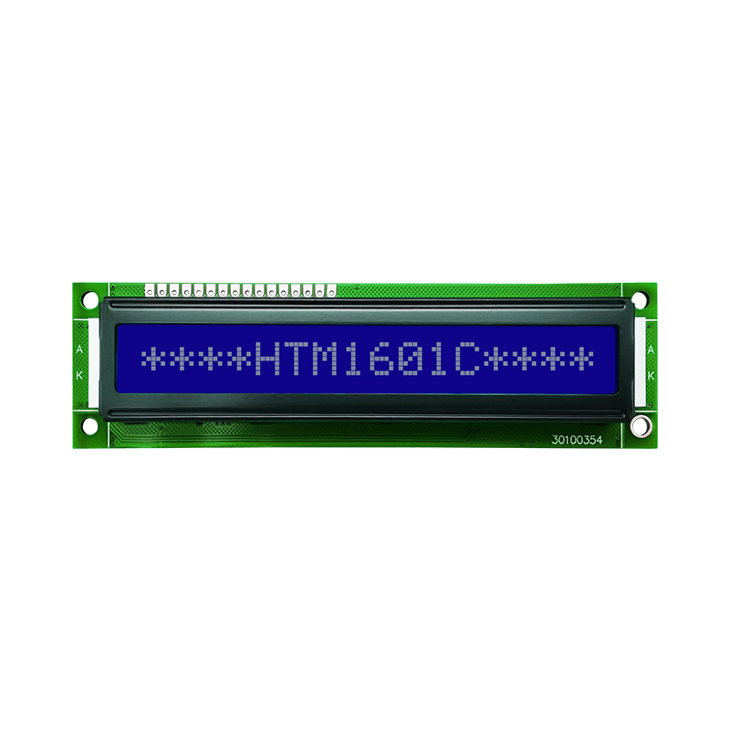 1X16单色字符液晶显示屏| STN(-)+蓝色背景带白色背光-Arduino