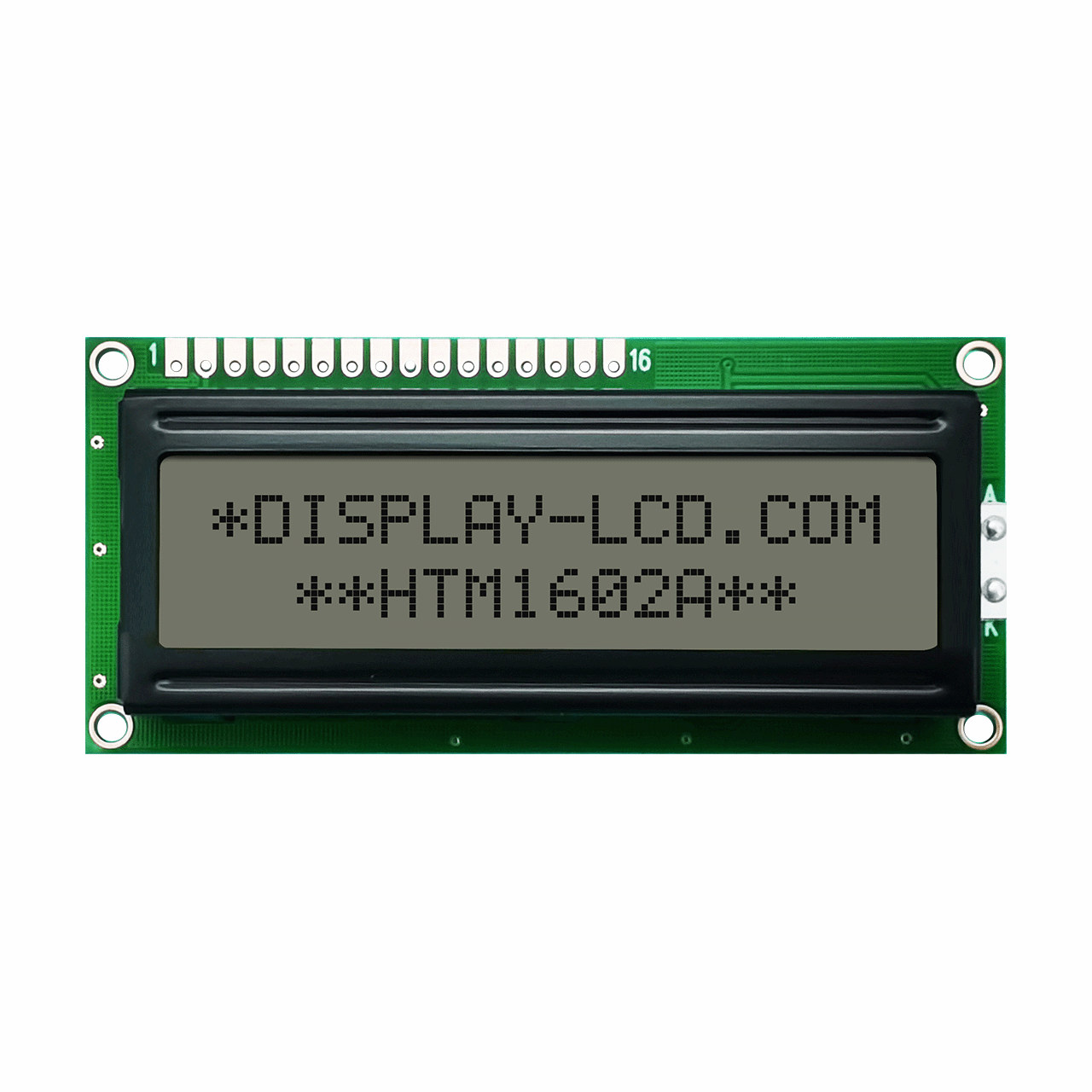 2X16 字符液晶模组显示屏 | FSTN+ 带白色背光 5.0V-Arduino