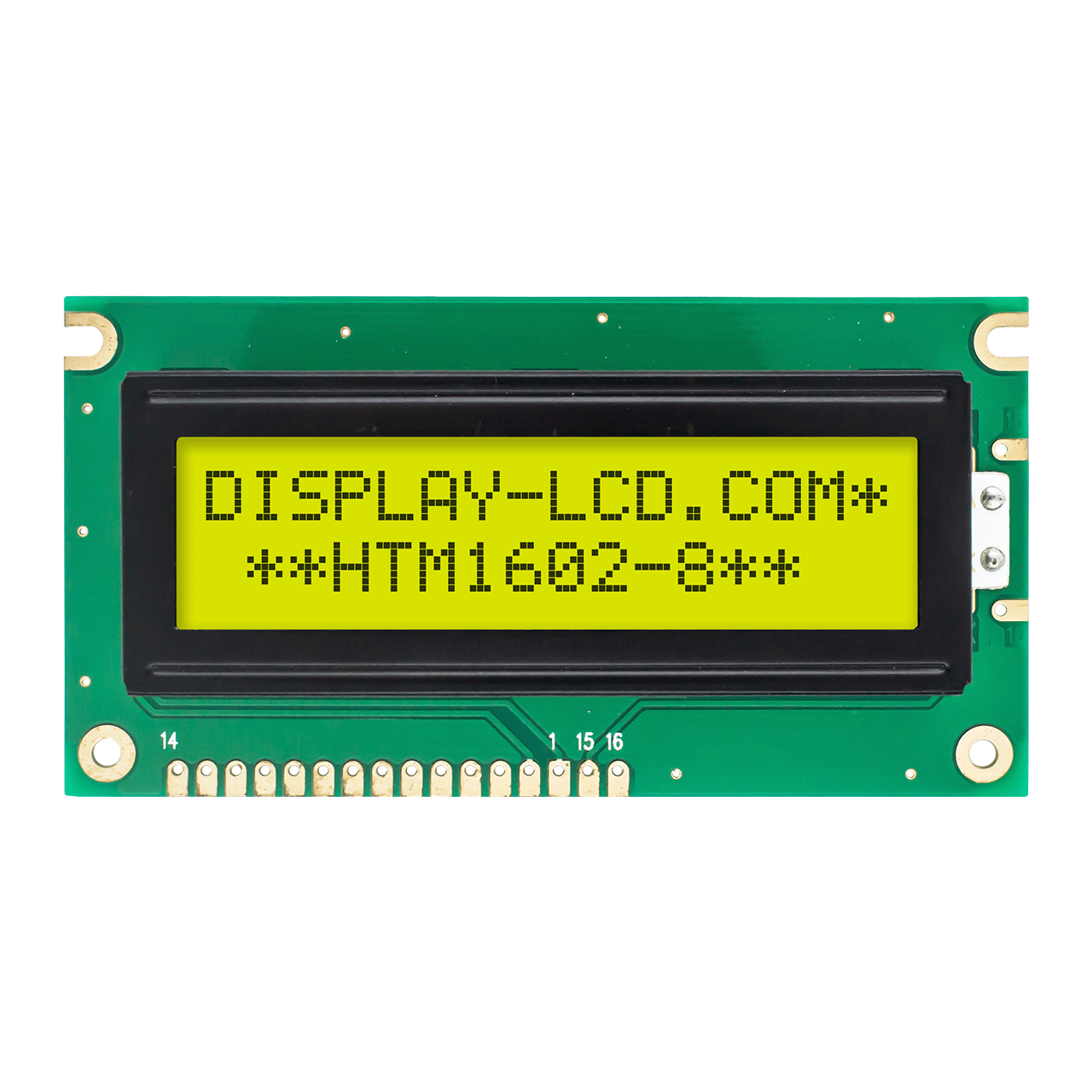 2X16 Character LCD Module Display | STN+ Yellow/Green with Side Yellow/Green Backlight-Arduino
