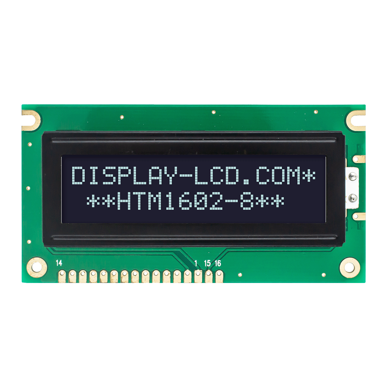 2X16 字符液晶模组显示屏 | DFSTN-带侧白背光-Arduino