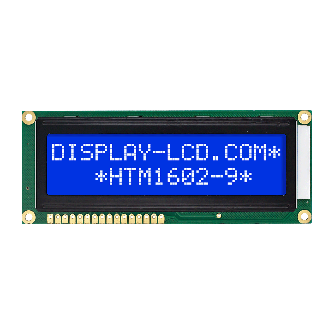 2X16 字符液晶模组显示屏 | STN-蓝色带白侧背光5.0V-Arduino 