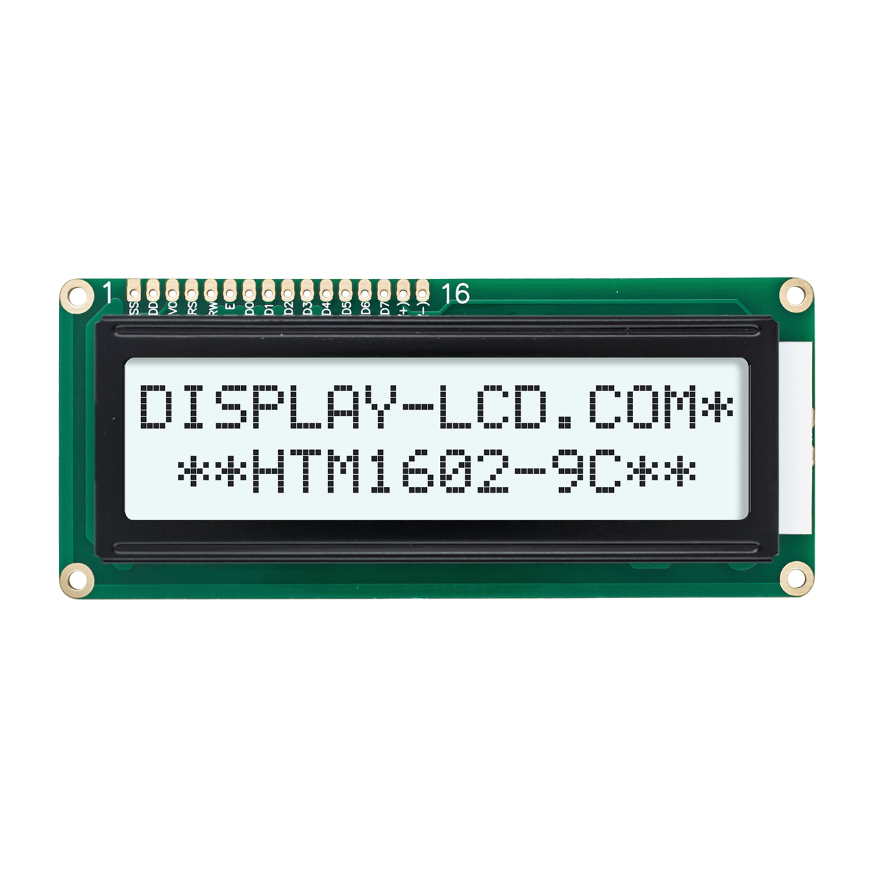 2X16 字符液晶模组显示屏 FSTN+ 带白色背光 5.0V-Arduino