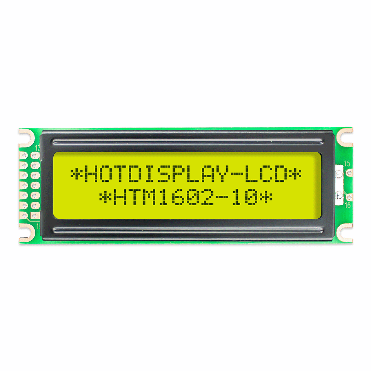 Arduino-字符液晶模组| 2X16 STN+ 黄/绿显示屏，带黄/绿背光