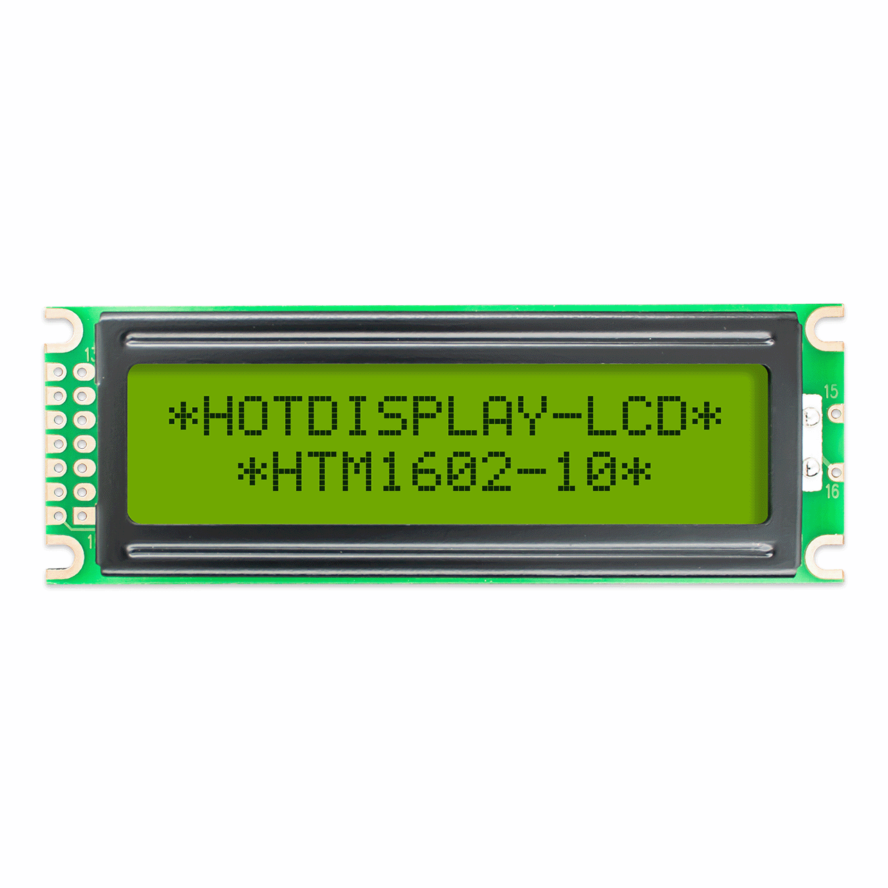 Arduino-字符液晶模组| 2X16 STN+ 黄/绿显示屏，带黄/绿背光