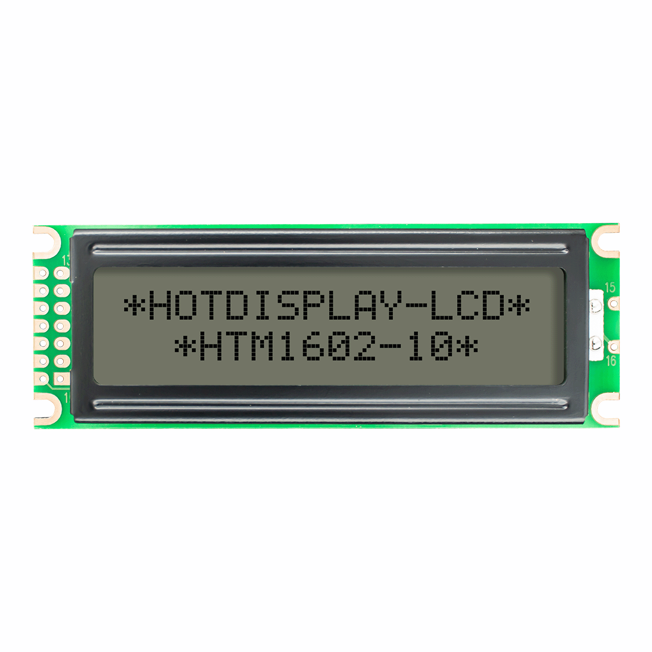 字符 2X16 LCD模组 单色显示器 | FSTN+ 侧面白色背光 5.0V-Arduino