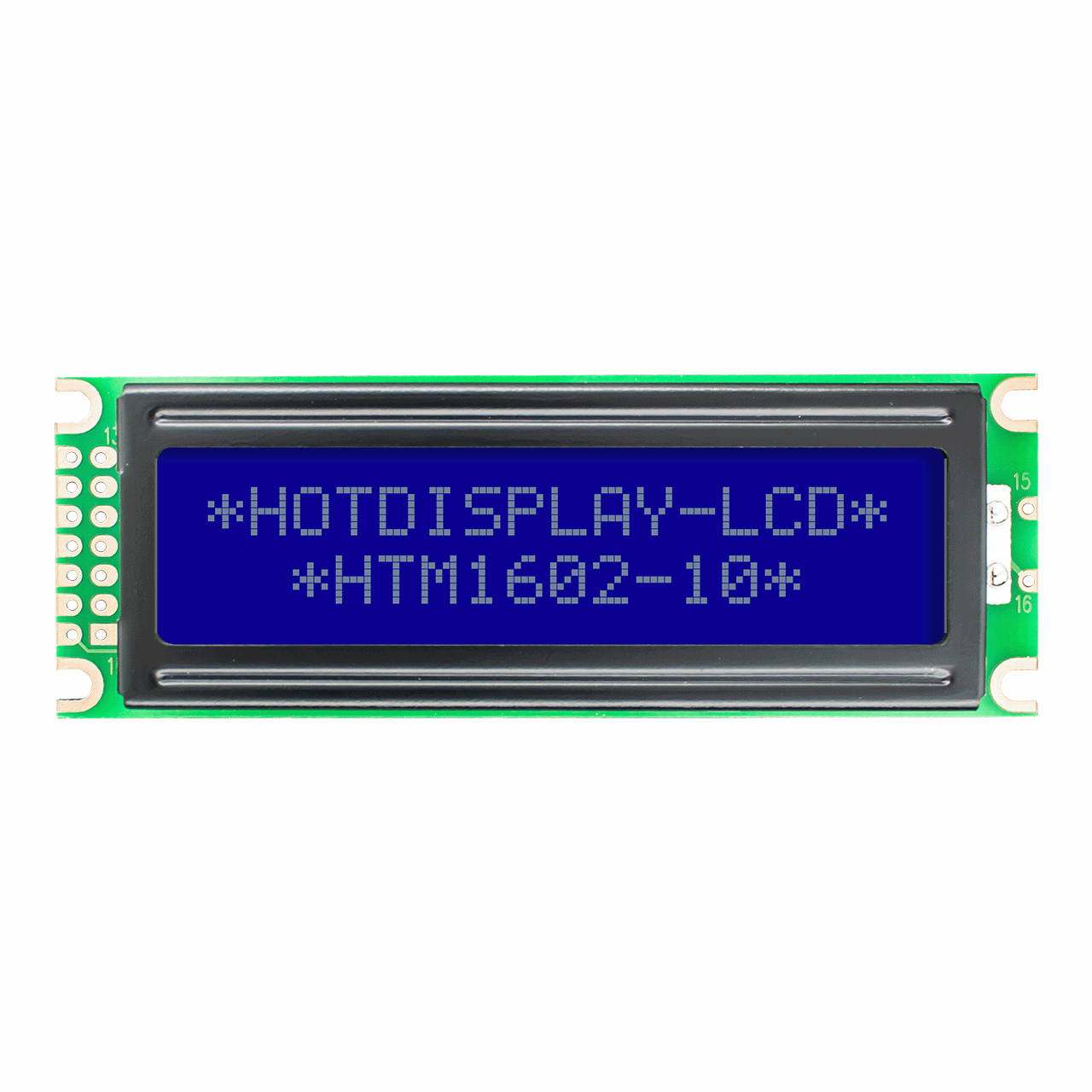 2X16 字符单色 LCD模组 显示屏 | STN-蓝白侧背光-Arduino