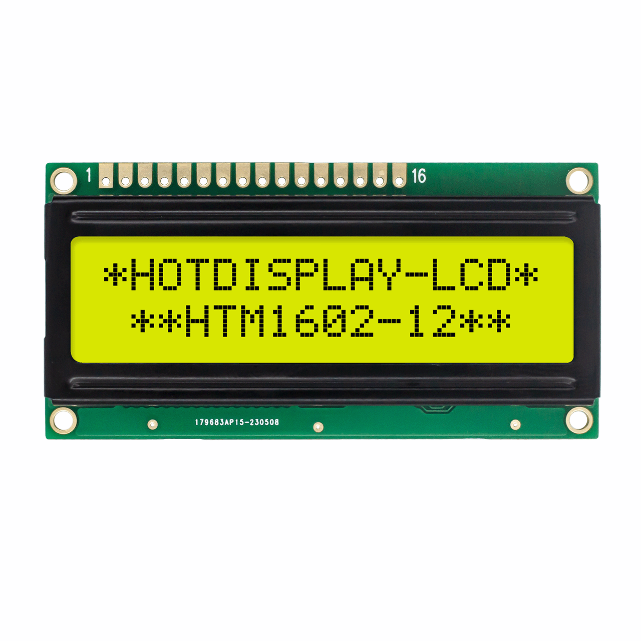16X2 字符 LCD 单色显示器 | STN+ 灰色带黄/绿背光-Arduino