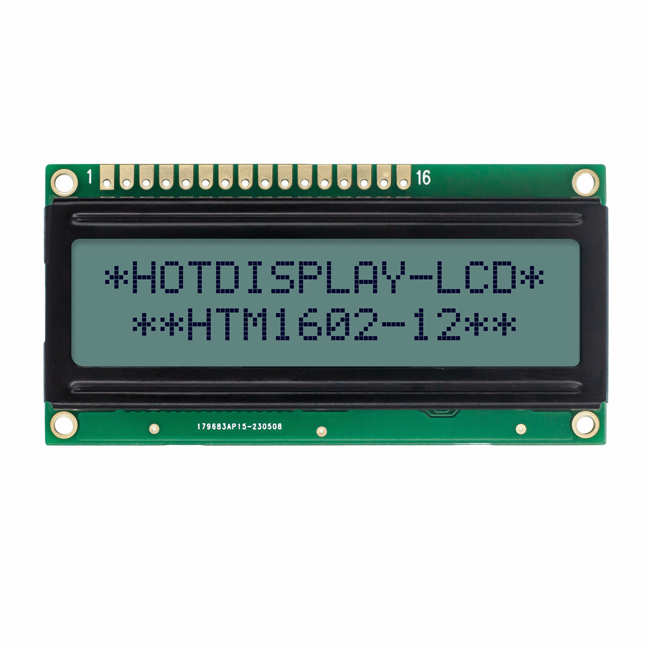 16X2 字符 LCD 单色显示器 | STN+ 灰色带黄/绿背光-Arduino