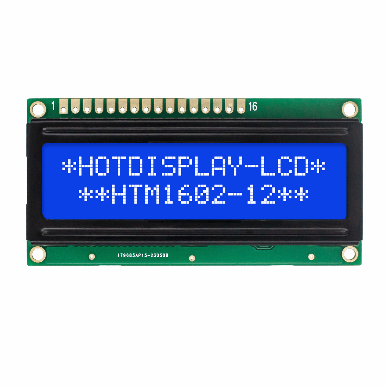 超薄型2X16 字符 Arduino LCD 显示屏 | STN- 蓝色显示屏，白色背光