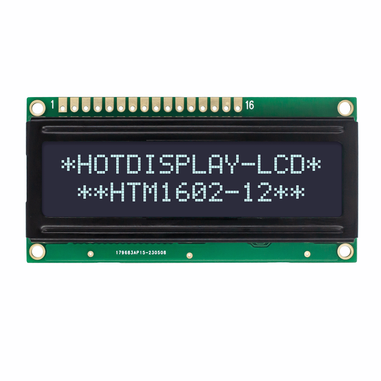 Arduino 2X16 字符 LCD 单色显示屏模组| DFSTN-带侧白背光