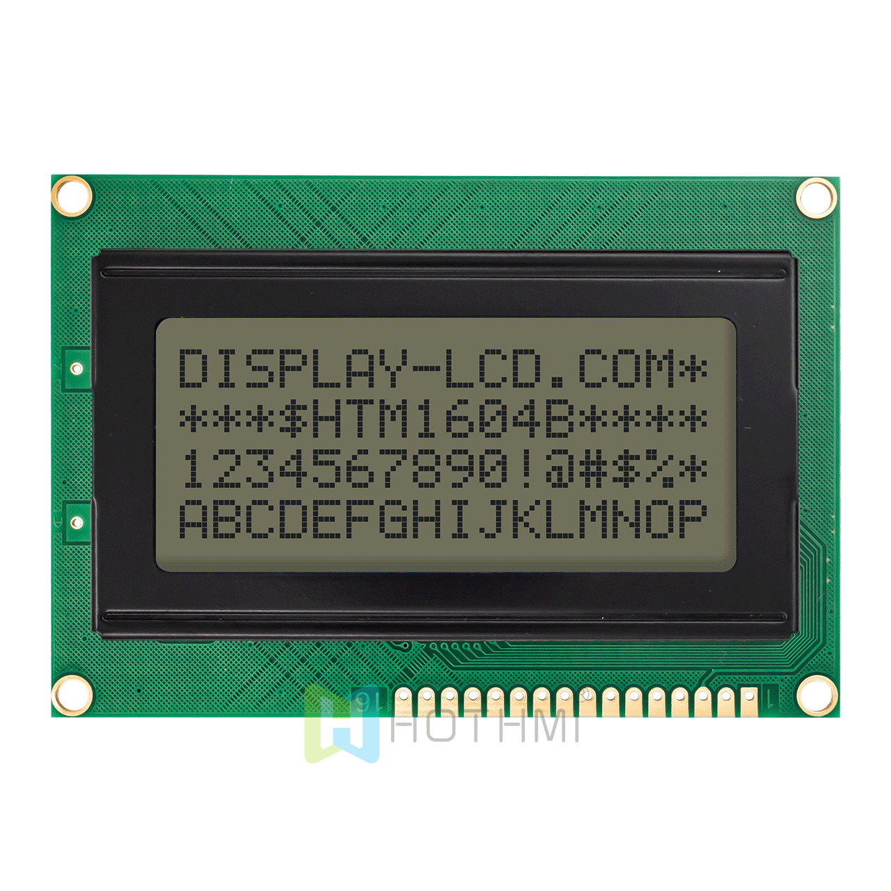 4x16 character LCD Module | FSTN(+) white side backlit monochrome display | Arduino | MCU interface | ST7066U controller