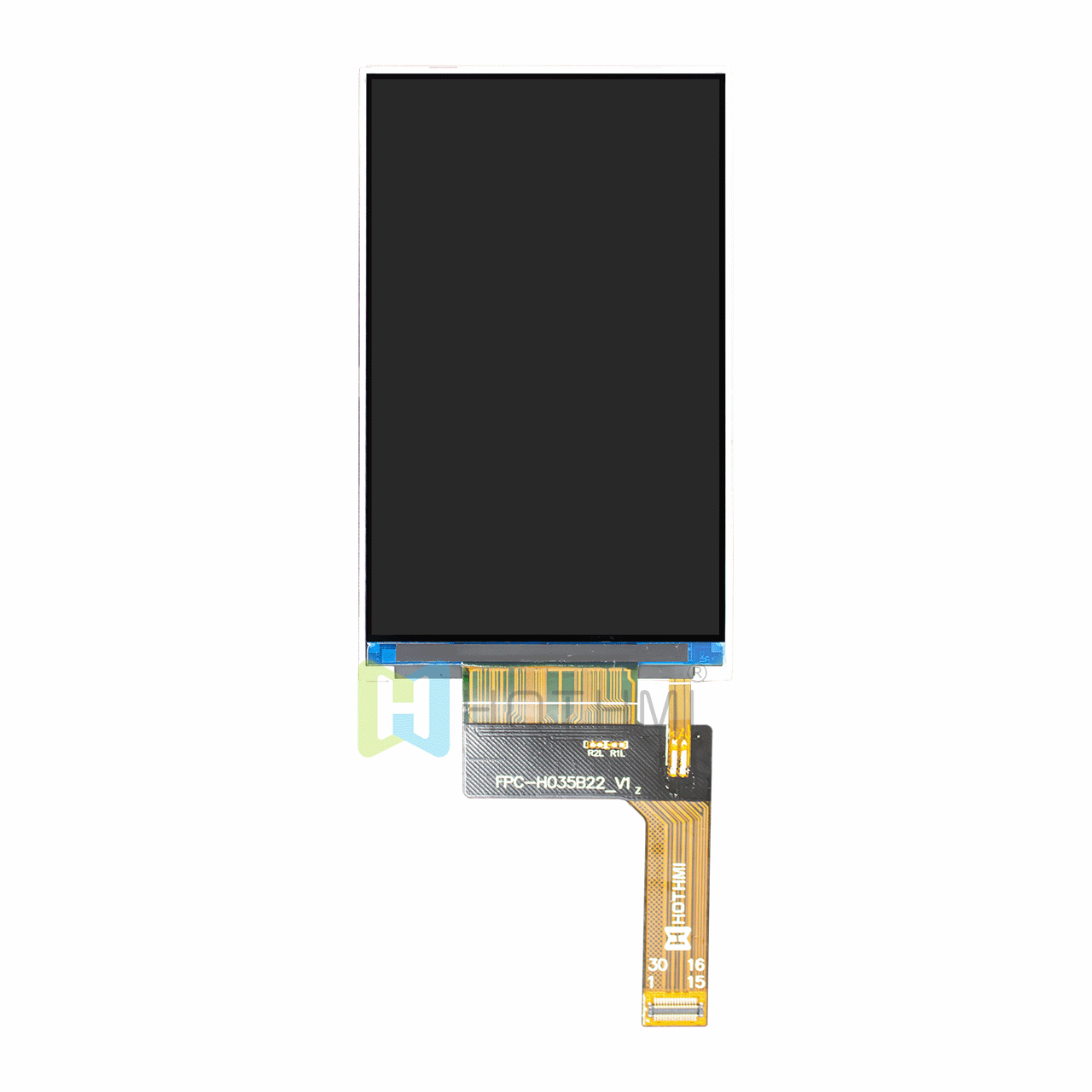 3.5寸IPS TFT液晶显示模组/480x800点阵/ST7701S/MIPI接口/阳光下可见/3.3V/兼容安卓