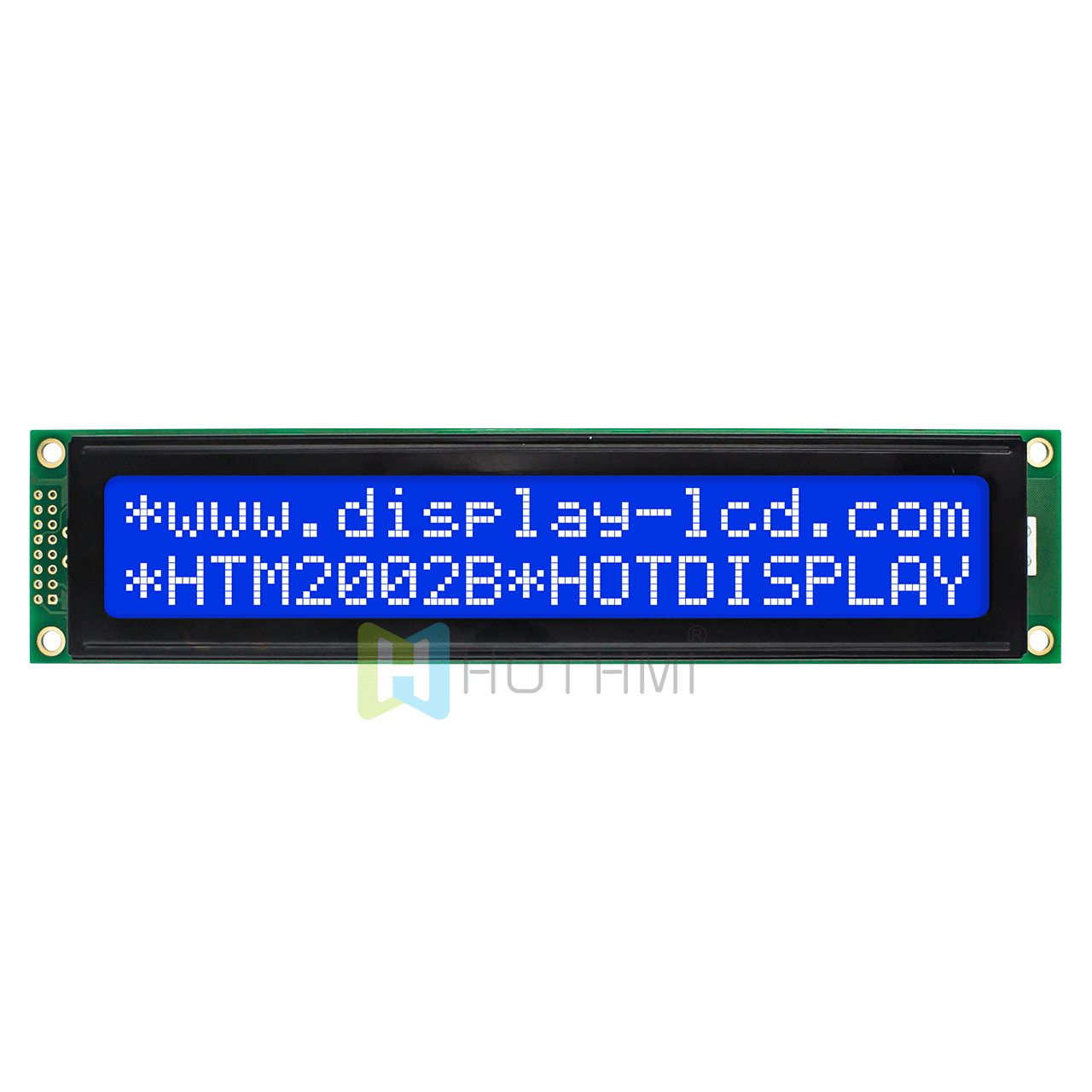 Adruino-20X2 字符单色液晶屏模组 /STN蓝负显/ 白色背光/蓝底白字/5.0V/ST7066U控制
