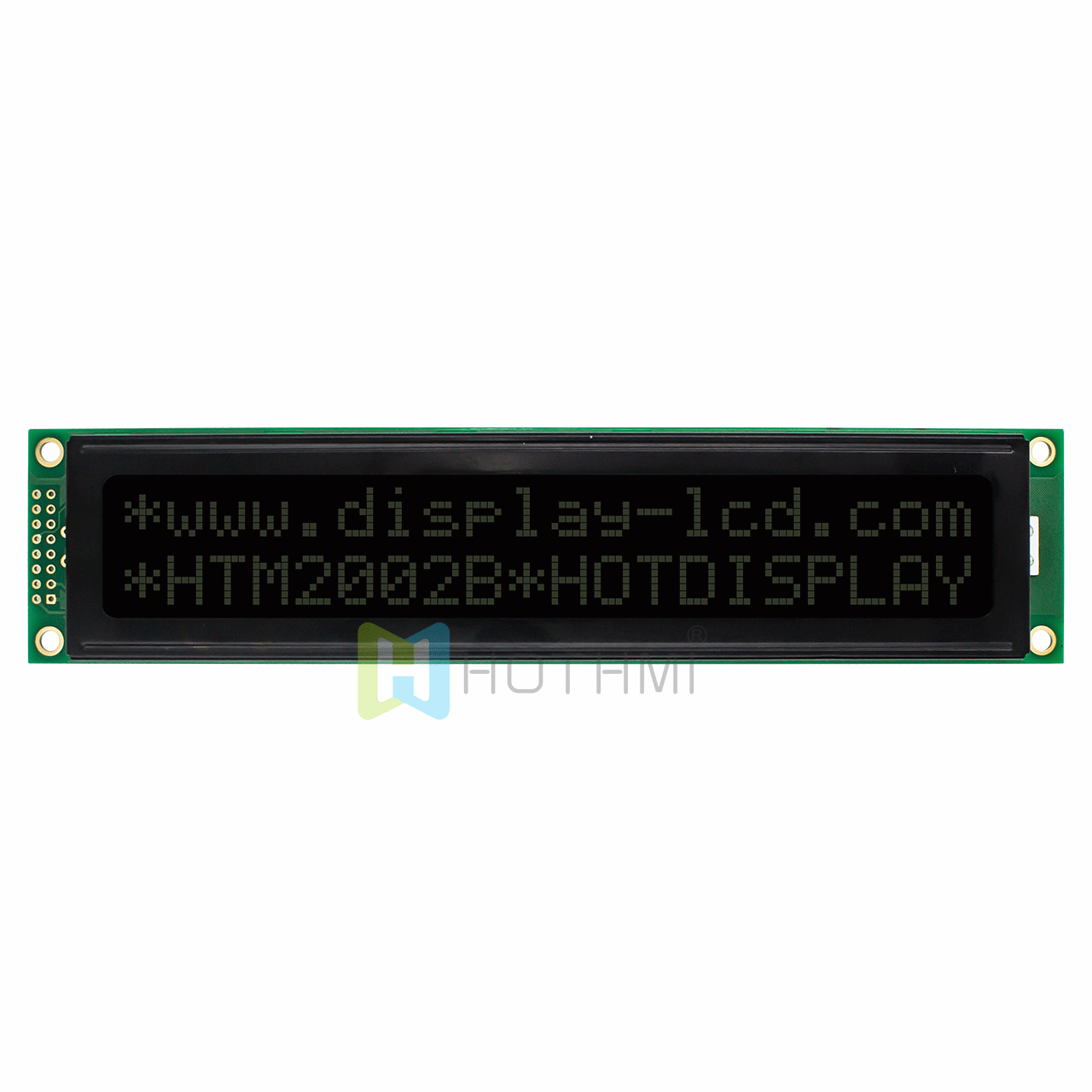 20X2 character monochrome LCD screen module/DSTN (-) negative display/white backlight/white characters on black background/5.0V/ST7066U control/Adruino/wide temperature display/wide viewing angle display
