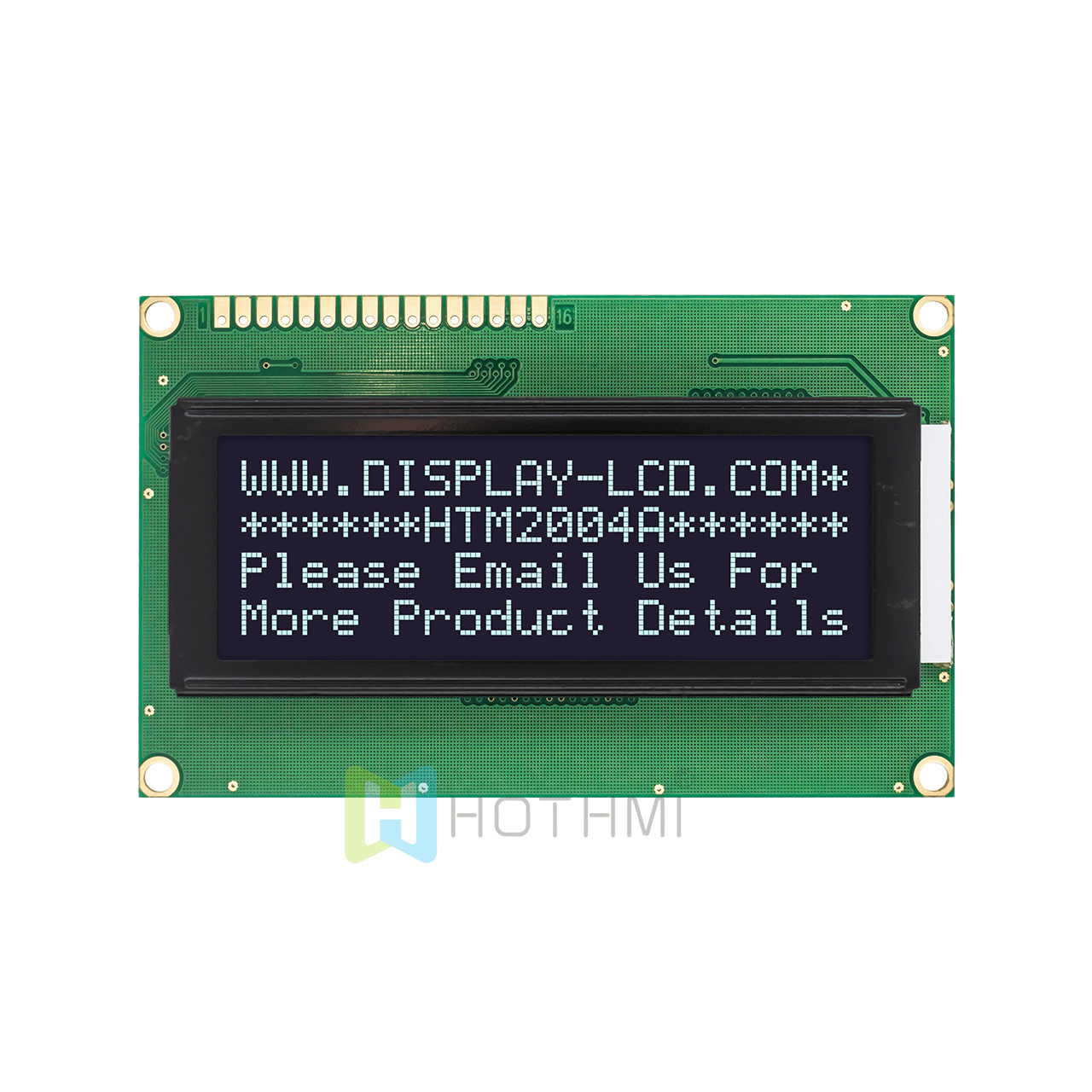 20x4 | Monochrome character LCD display | DSTN - | With white side backlight | Arduino display | Transflective | Adruino | White text on black background | 3.3v/5.0v | ST7066 control