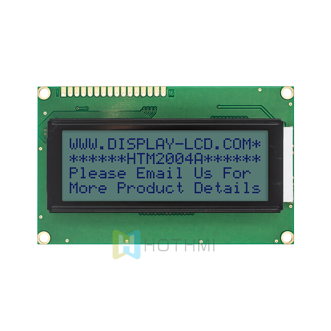 5v | 20x4 | Single color character LCD display | STN + | With white side backlight | Arduino display | Transflective | Adruino | Gray background with blue characters
