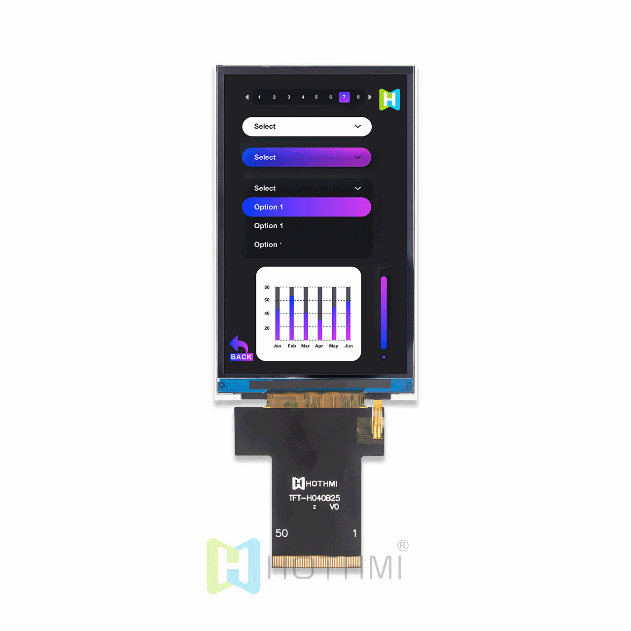 <p>Introducing the TFT-H050A12FWIST4C40: Your Industrial Computing Solution</p><p>Enhance your industrial computer systems with the cutting-edge TFT-H050A12FWIST4C40 5.0 Inch IPS TFT Display Panel. Designed to withstand the most demandin