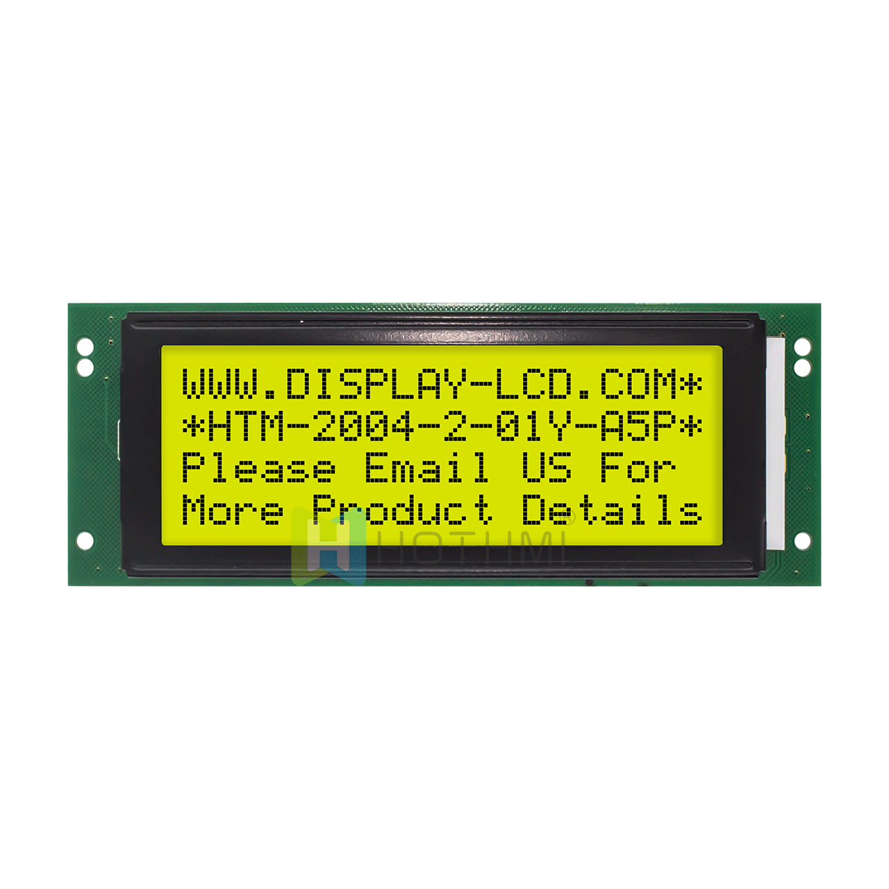 4X20 Character Monochrome LCD Module//Transflective/STN+ Yellow-Green Display/With Yellow-Green Backlight/Arduino Display/ST7066U Controller/5.0V