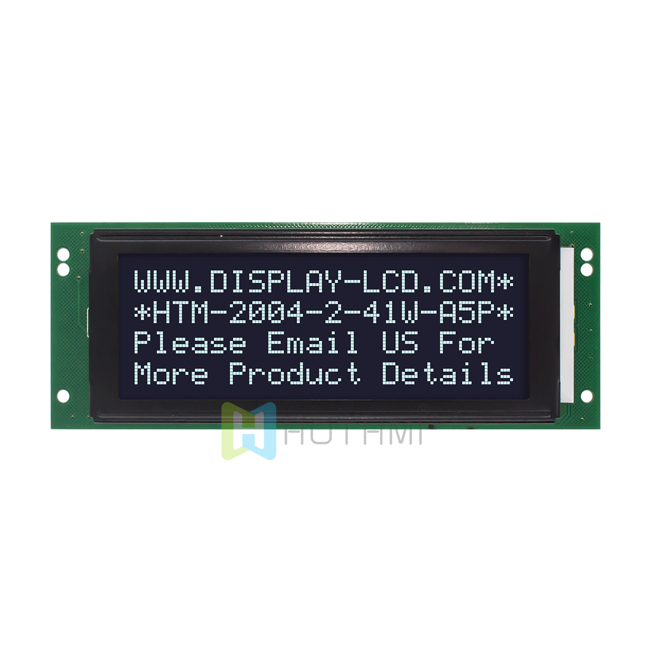 5.0V/4X20 单色字符液晶模组 /DFSTN- /白色背光 /黑底白字显示屏/Arduino显示屏/ST7066U