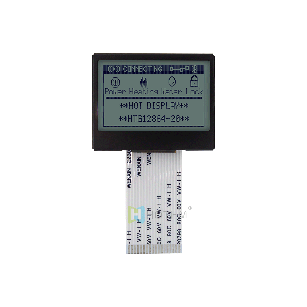 1.7英寸LCD128 x 64工控图形液晶屏/LCM128x64图形点阵液晶模块/Adruino