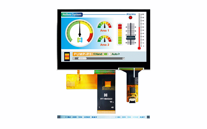 Late June Newsletter: 4.3-inch TFT display - supports SPI/Dual SPI/Quard SPI and MCU 8-bit and 16-bit interfaces