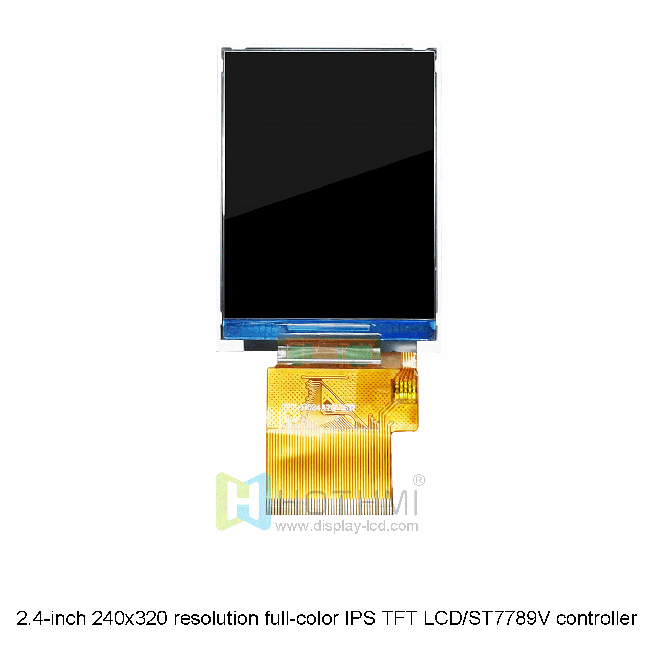 2.4-inch 240x320 resolution full-color TFT LCD/IPS full-viewing angle high brightness display/ST7789V controller